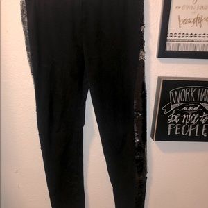 Girls black leggings